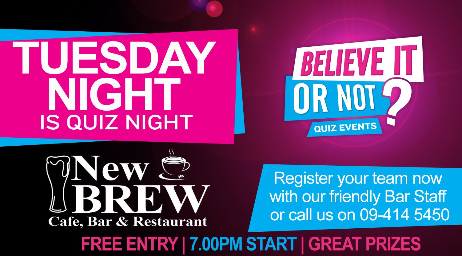 Believe It Or Not Quiz Nights